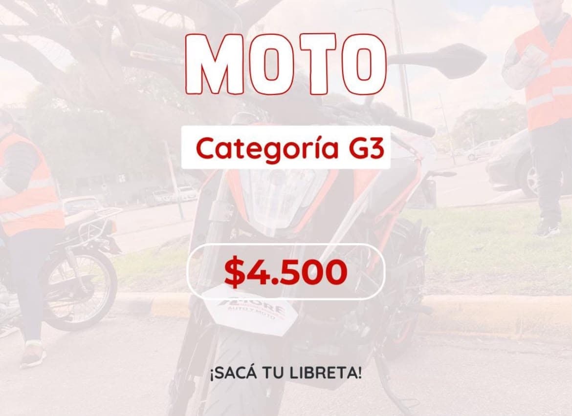 Moto — Categoría G3
